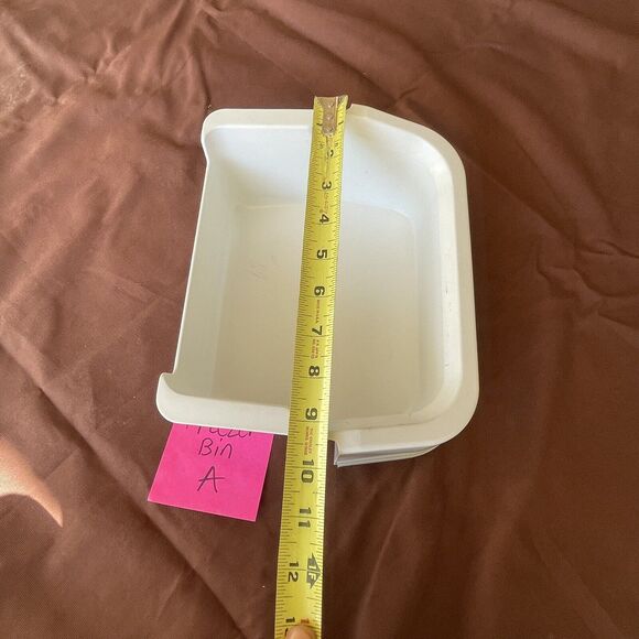 FRIGIDAIRE Side-By-Side Refrigerator White Door Freezer Replace Bin #2153905 A - Picture 8 of 12